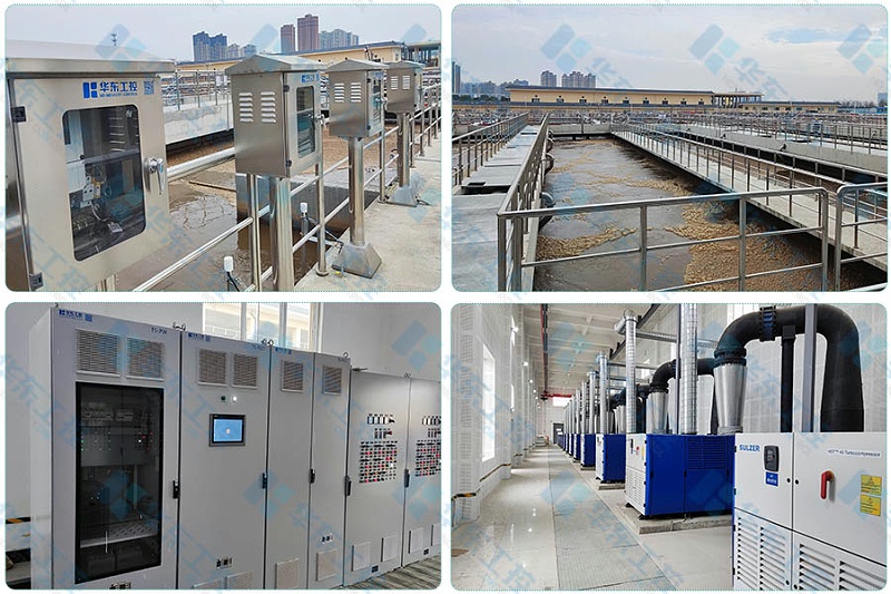 華東工控-污水處理廠現(xiàn)場施工