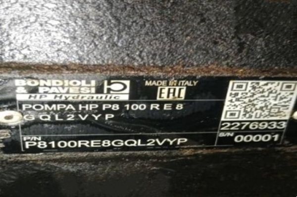 Bondioli＆Pavesi齒輪泵P8100RE8GQL2VYP性能參數(shù)，應(yīng)用說明